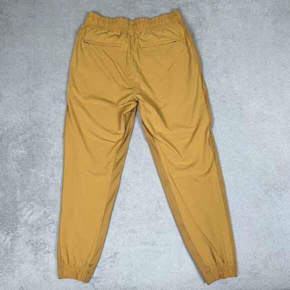 Athleta Textured Brooklyn Jogger Pants Womens Size 0 Tuscan Gold Pull On Pockets - Picture 2 of 12